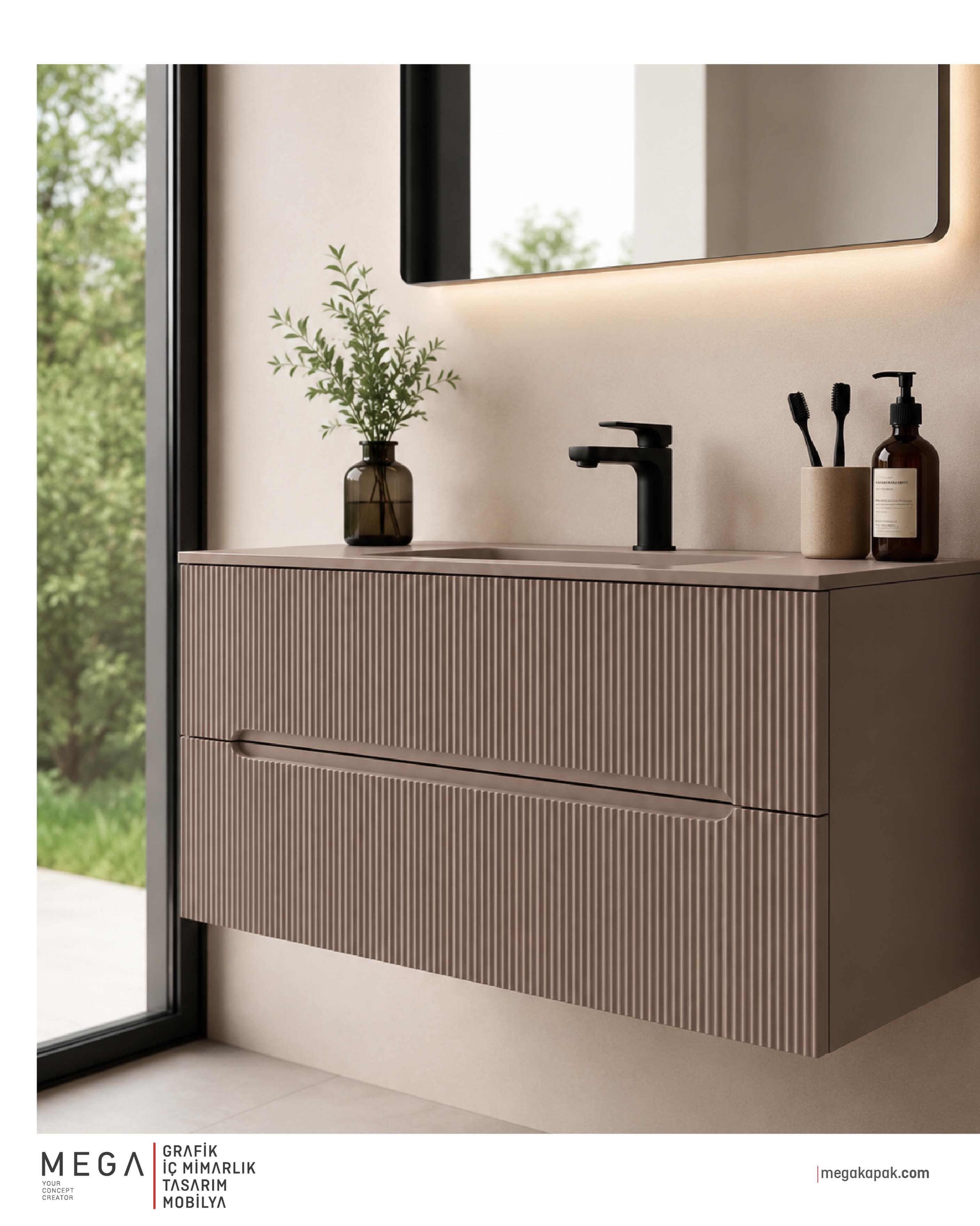 Minimal Tasarım, Maksimum Etki.
Modern çizgiler, zarif dokular ve fonksiyonel detaylarla banyonuza yeni bir karakter kazandırın. Estetik ve kullanım konforu tek tasarımda buluşuyor.